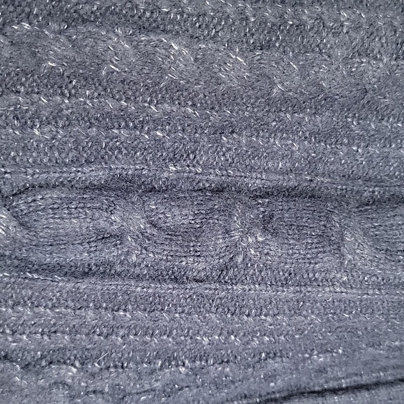 STYLE & CO NWT CHUNKY NAVY CARDIGAN SZ LARGE - Picture 7 of 13